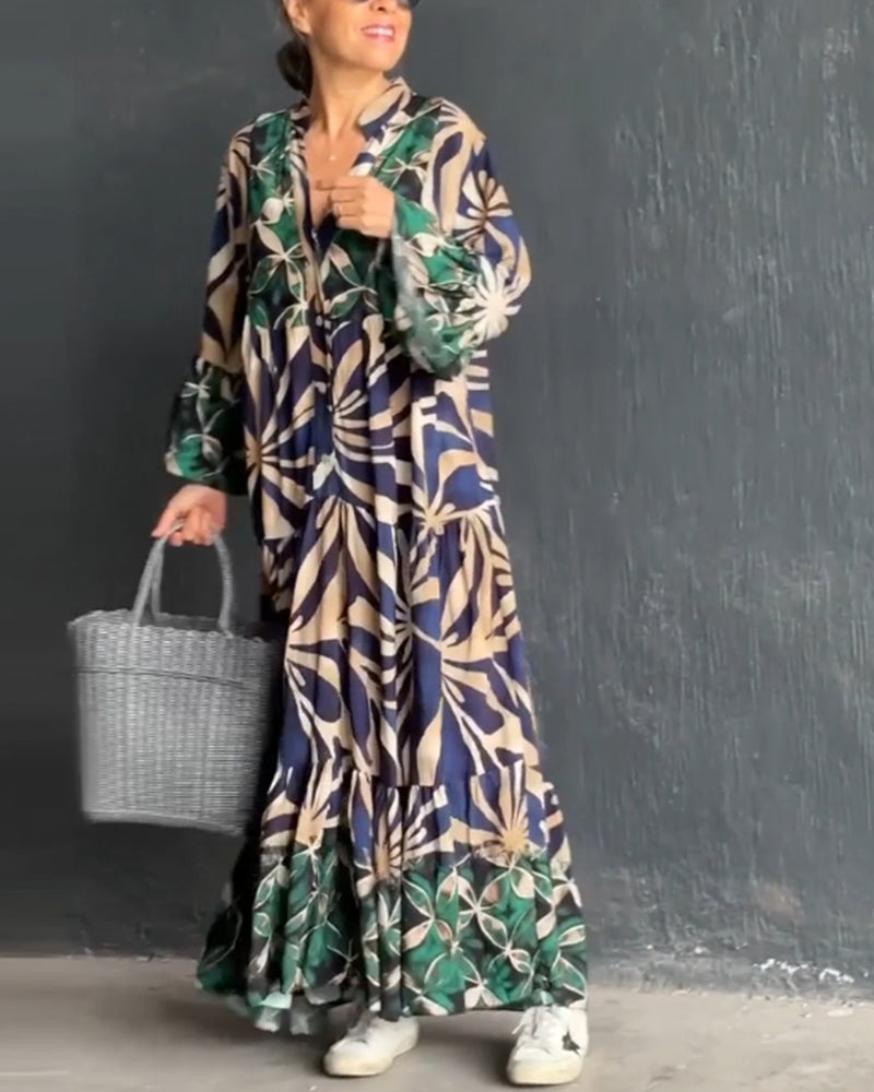 Elsa| Robe de vacances imprimée