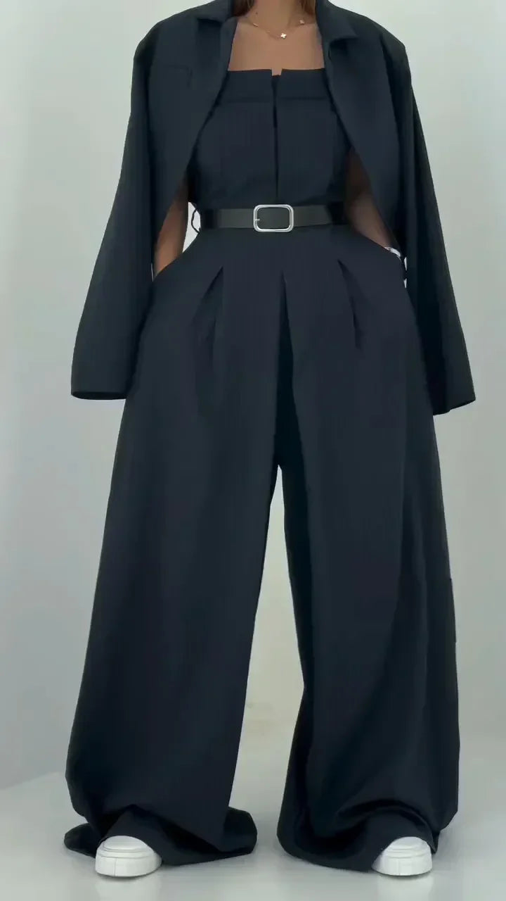 Eclat™ -Ensemble Femme Bustier + Veste – Style Élégant & Tendance
