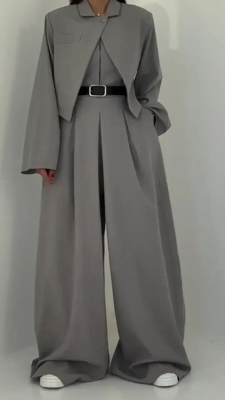 Eclat™ -Ensemble Femme Bustier + Veste – Style Élégant & Tendance