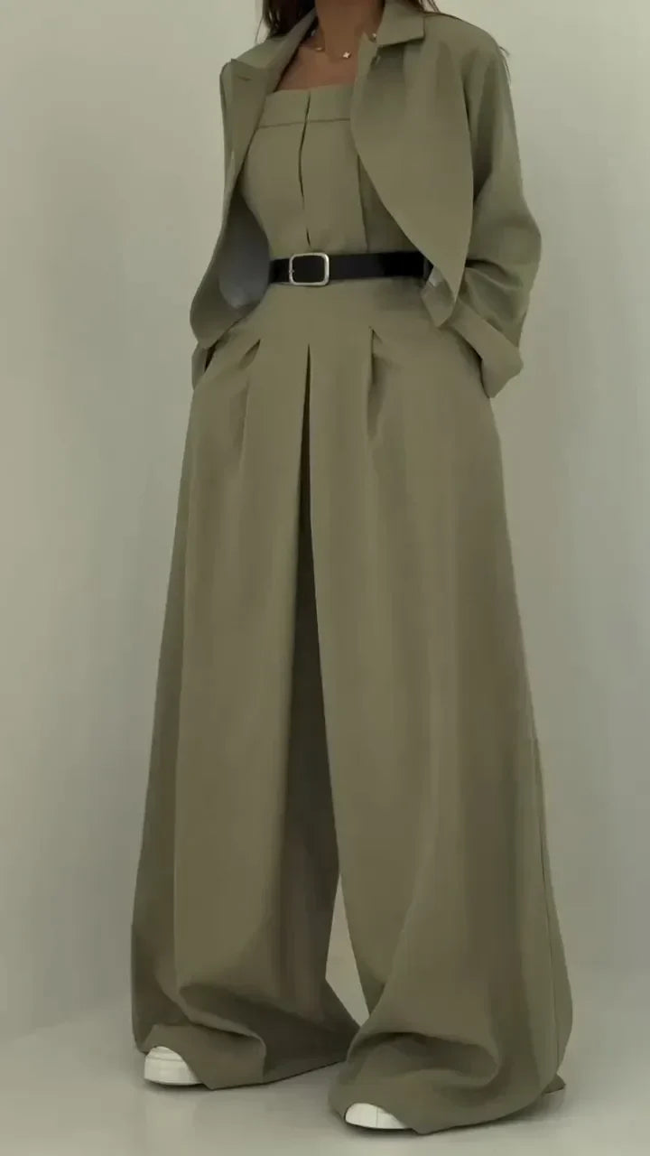 Eclat™ -Ensemble Femme Bustier + Veste – Style Élégant & Tendance
