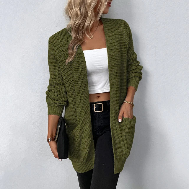 Nancy | Cardigan en tricot décontracté avec poches