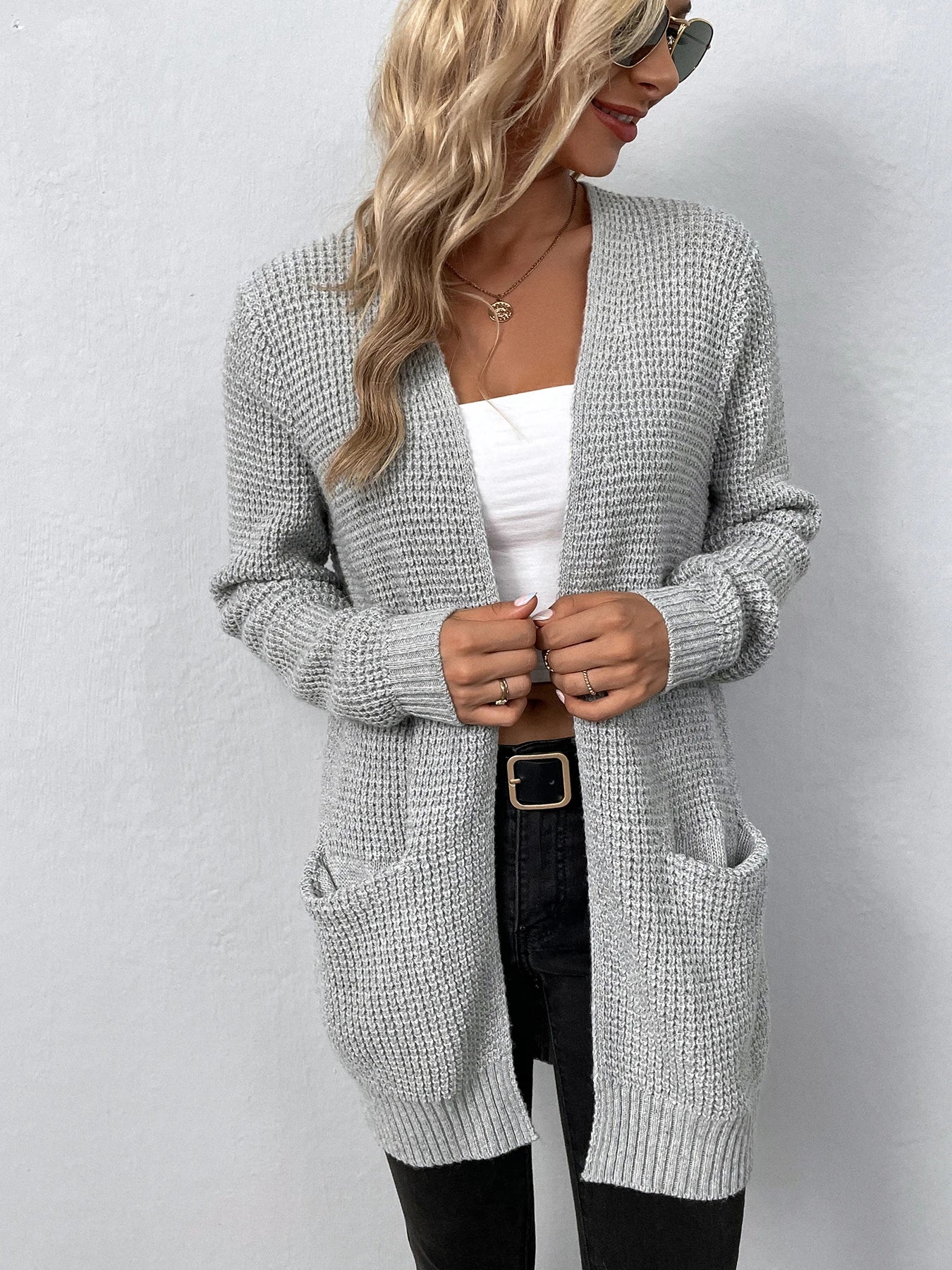Nancy | Cardigan en tricot décontracté avec poches