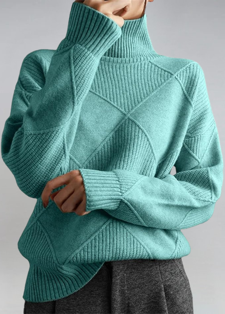 Lauren | pull à col roulé en cachemire de luxe