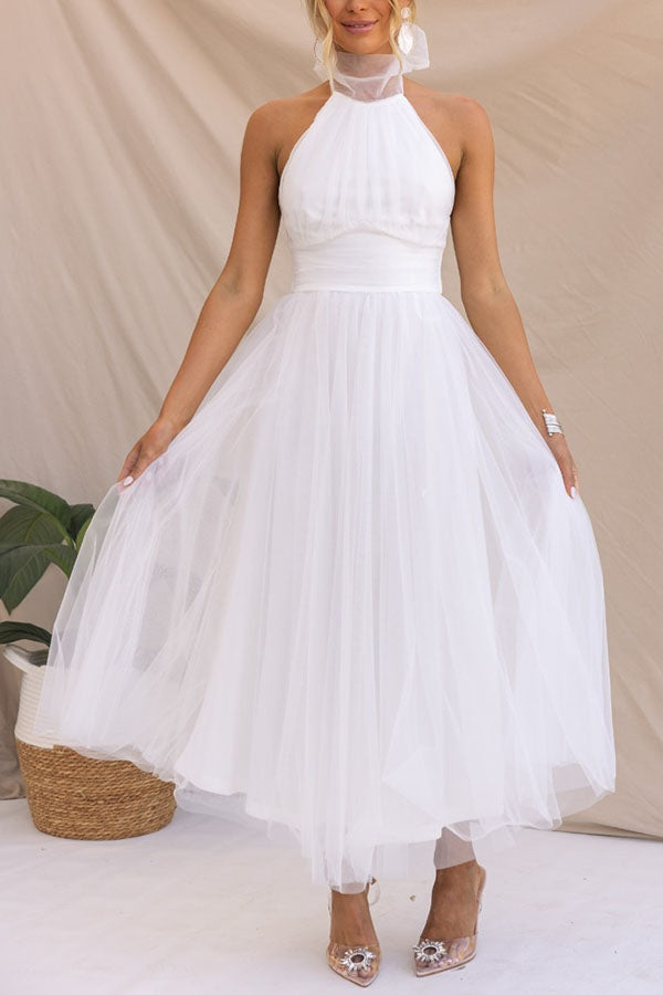 Phoebe - Robe à jupe longue