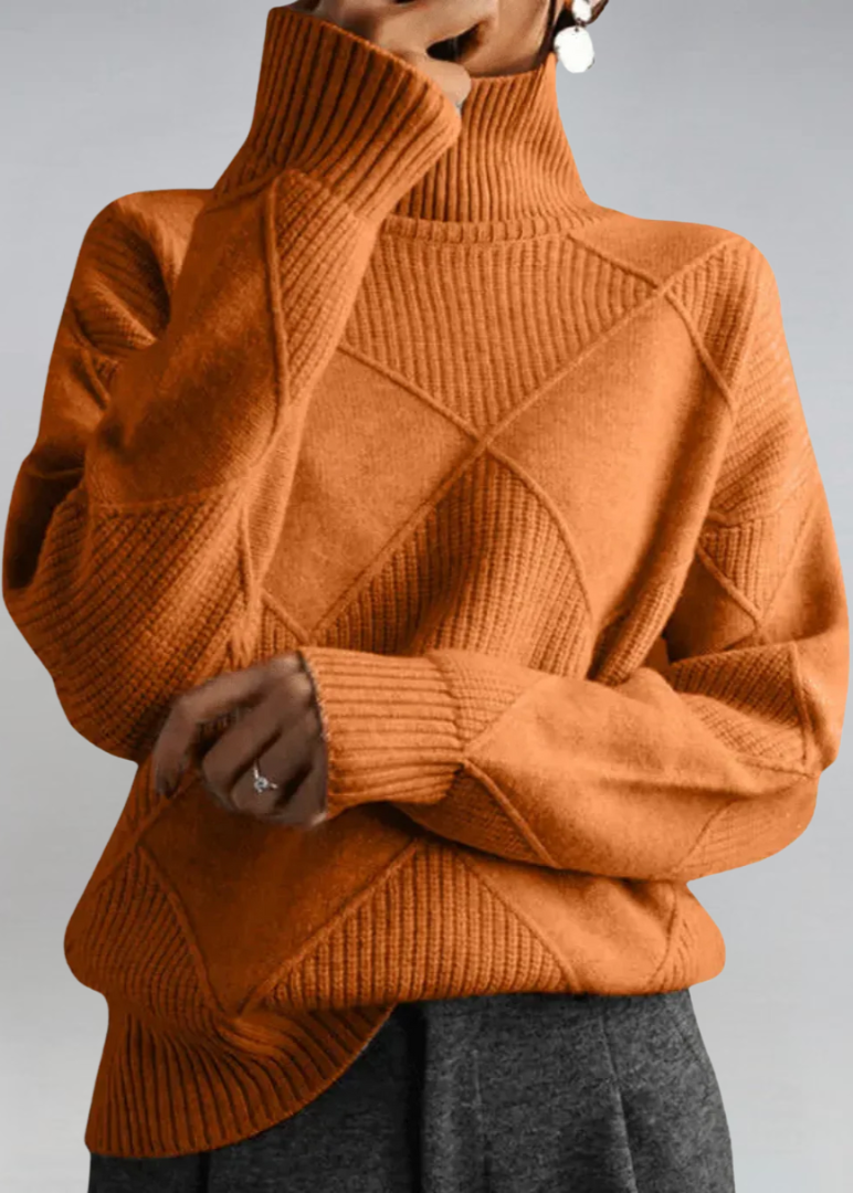 Lauren | pull à col roulé en cachemire de luxe
