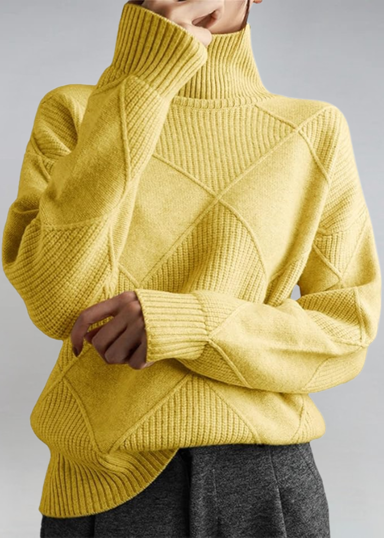 Lauren | pull à col roulé en cachemire de luxe