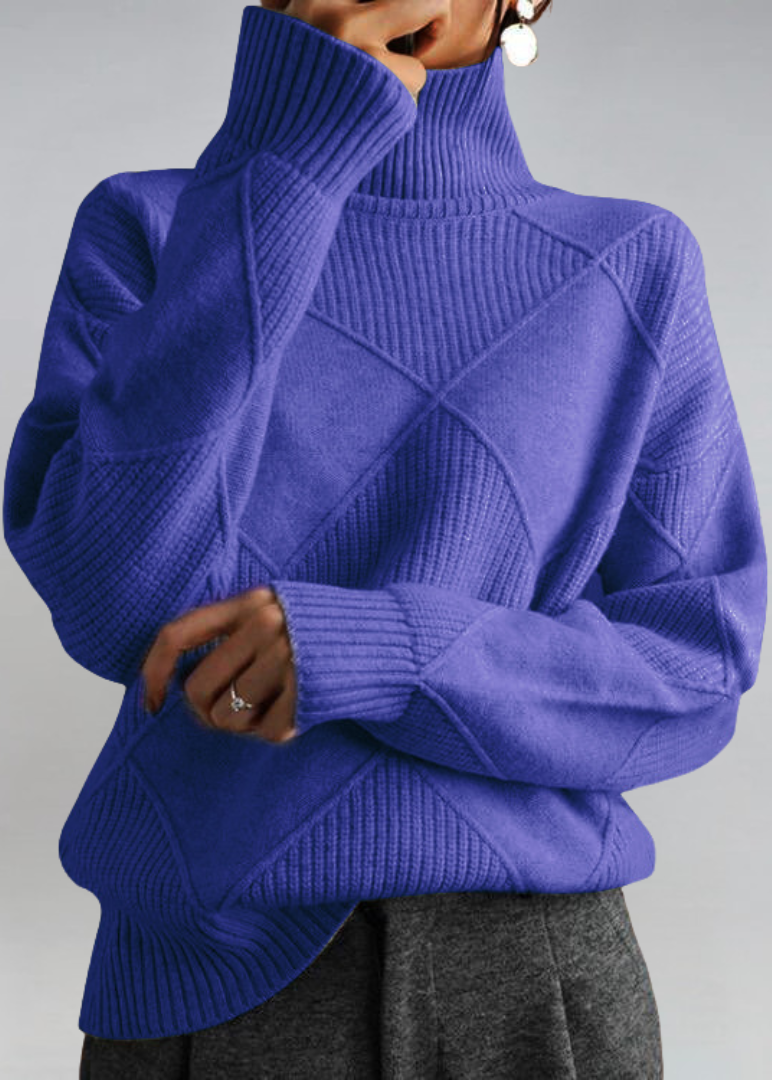 Lauren | pull à col roulé en cachemire de luxe