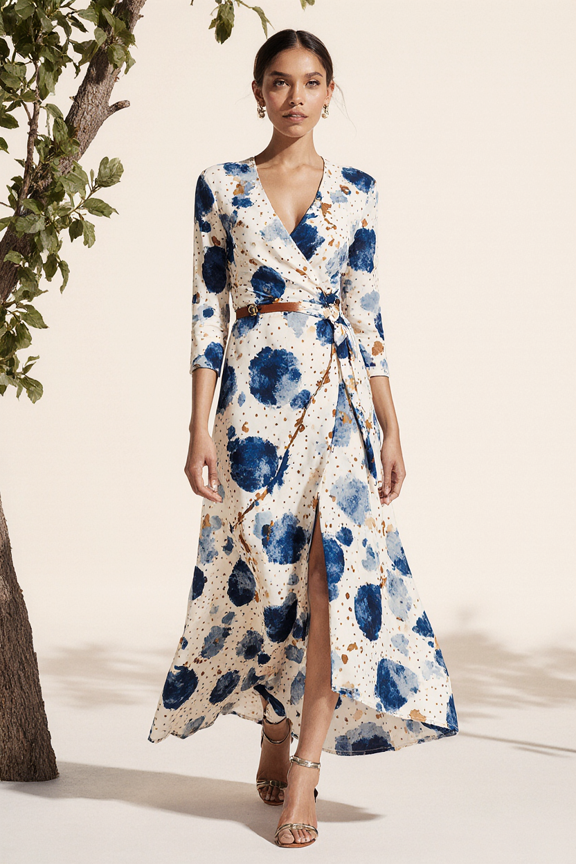 Noor - Robe maxi élégante avec des fleurs