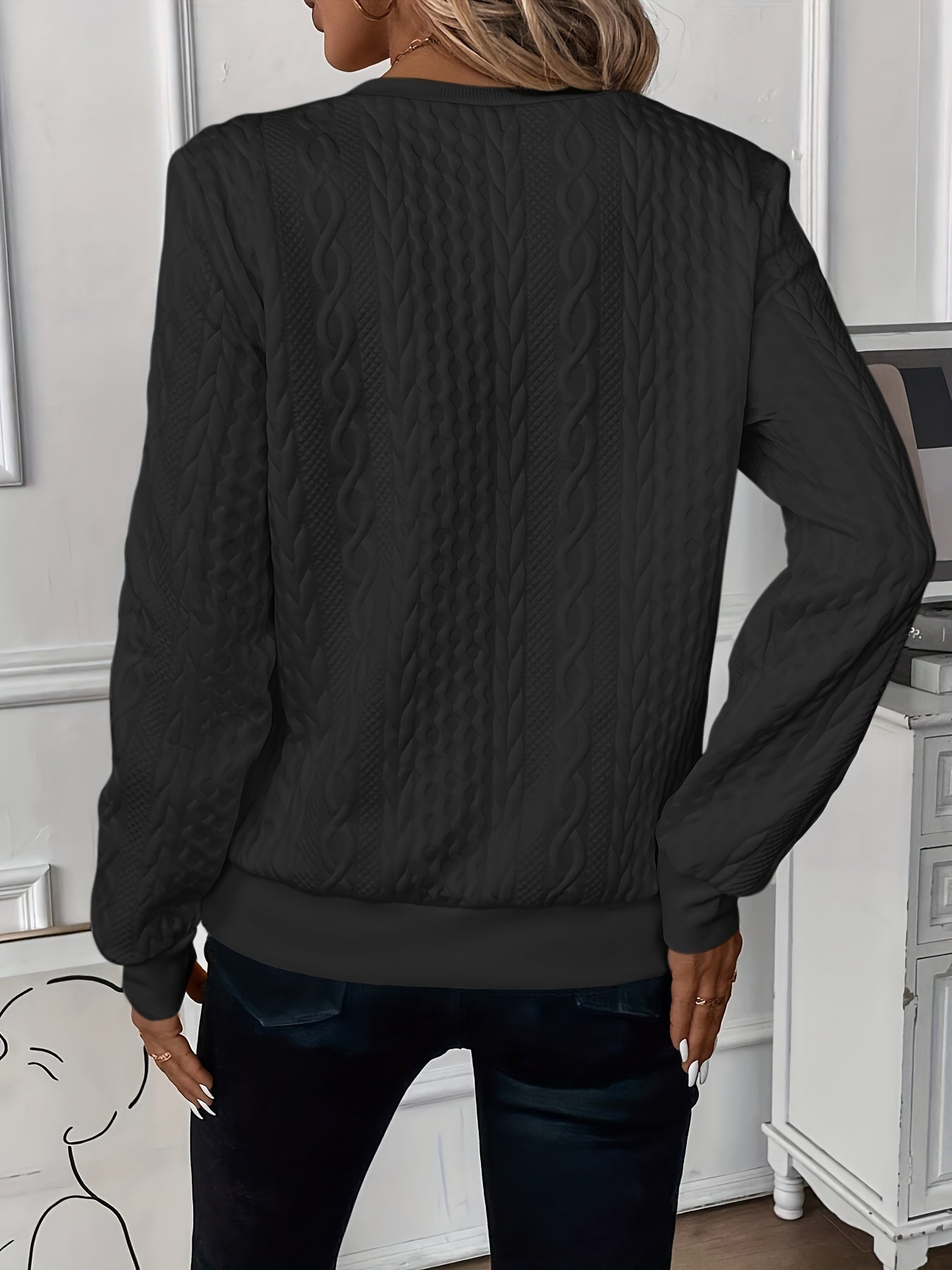 Manon™ | Pull pour femme à fermeture éclair et maille torsadée