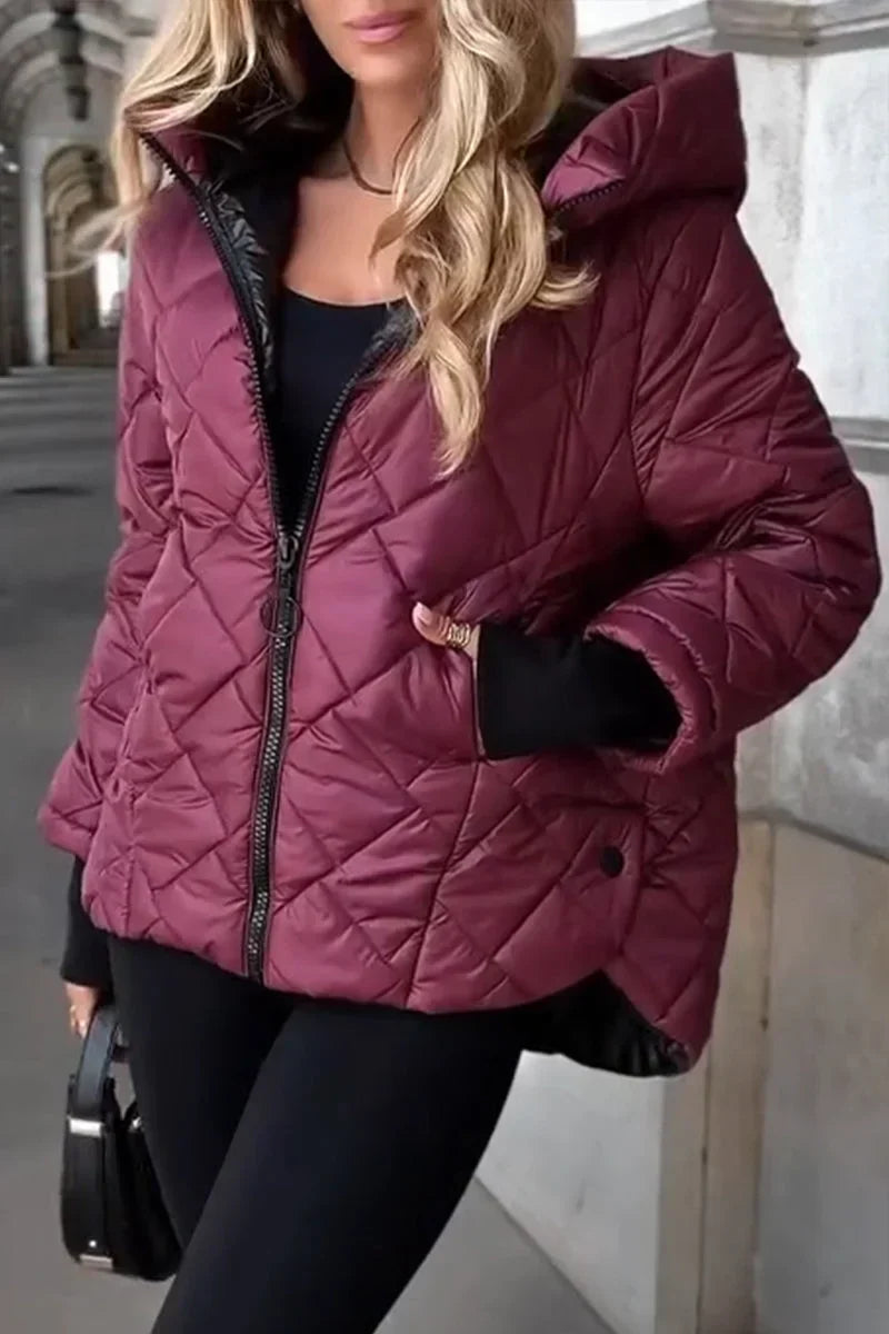 Nina | Veste à capuche en coton décontractée