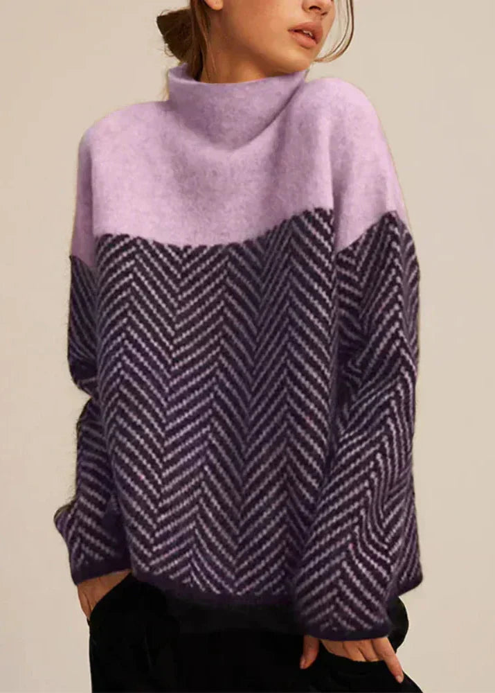 Malene | Pull Col Roulé Élégant pour Femmes