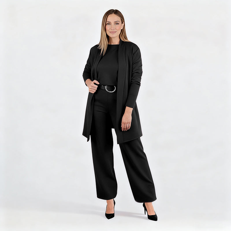 Ensemble 3 Pièces Élégant - Confort Doux et Style Polyvalent