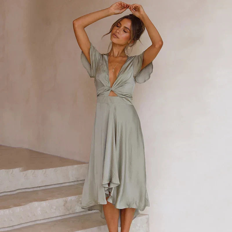 Ella | Robe en Bois de Rose