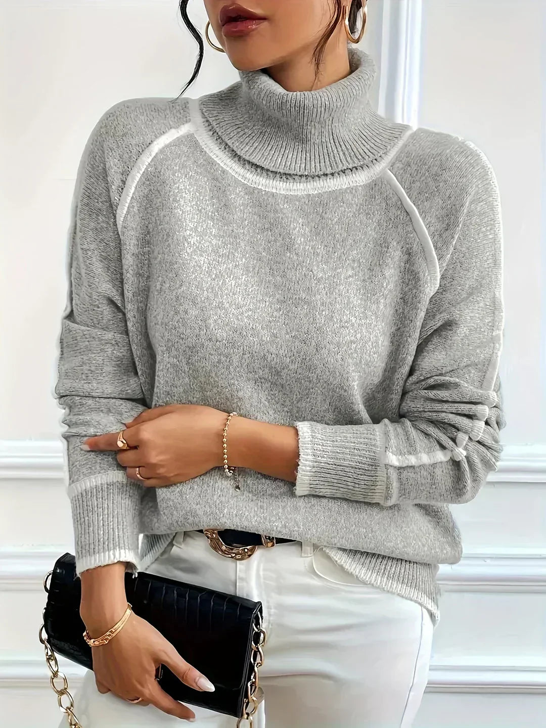 Elle | Pull col roulé douillet pour femmes
