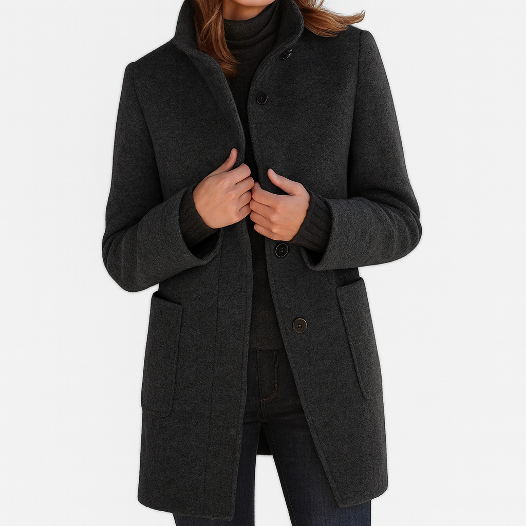 Camille™ | Manteau pour femme à col montant