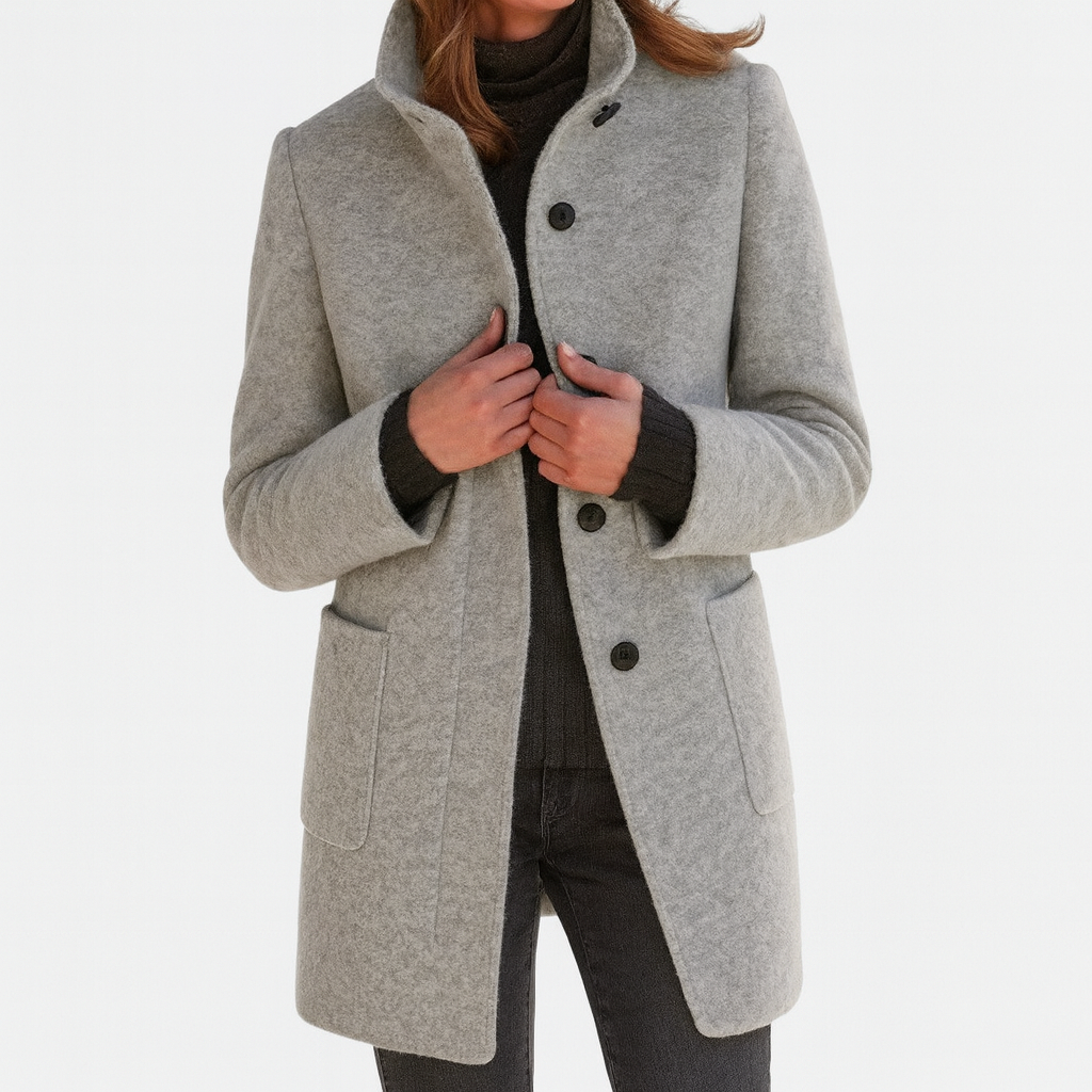Camille™ | Manteau pour femme à col montant