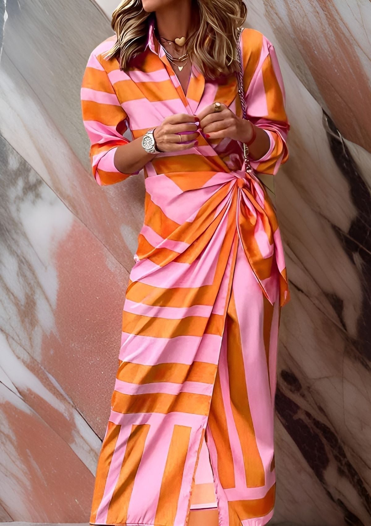 Olivia - Robe flatteuse à taille