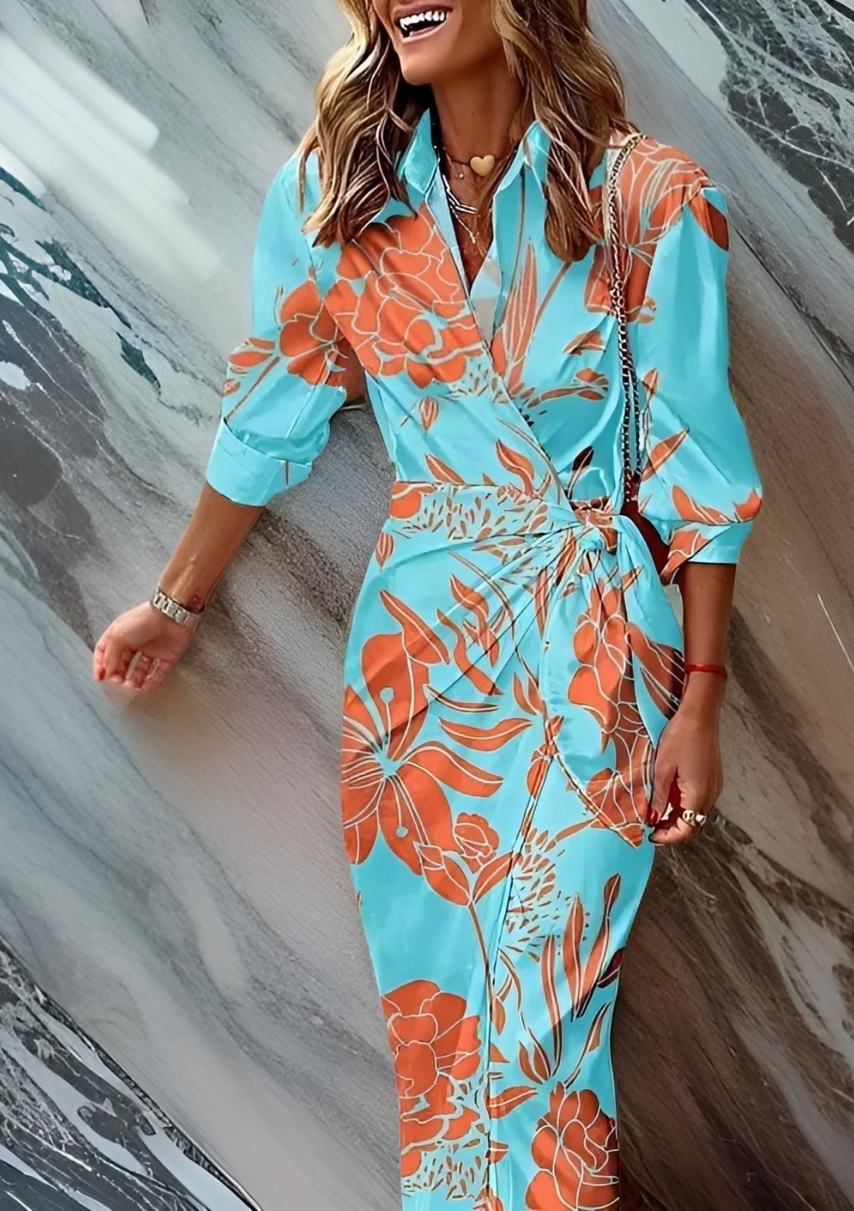 Olivia - Robe flatteuse à taille