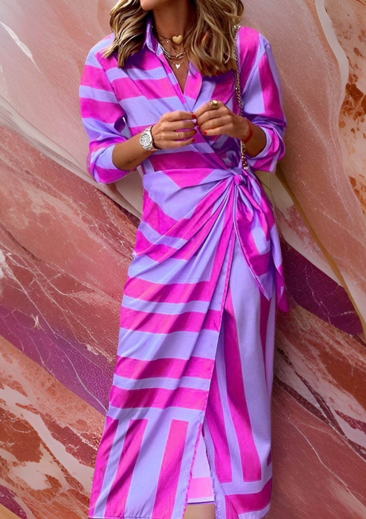 Olivia - Robe flatteuse à taille