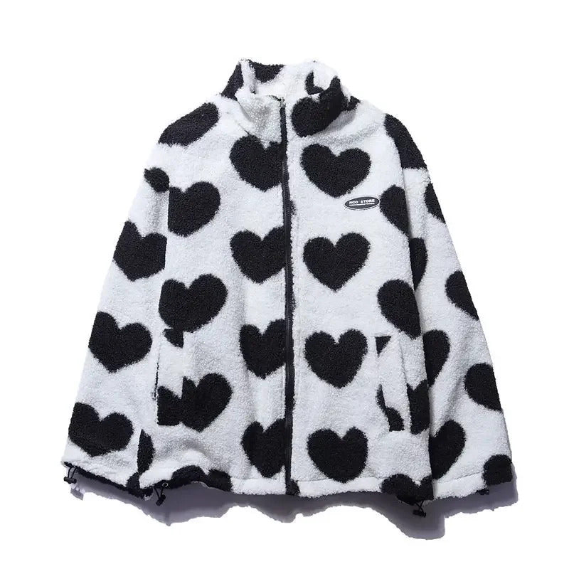 Lena™ | Veste réversible à motifs cœur