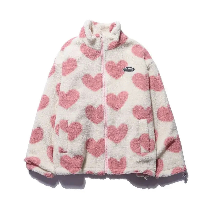 Lena™ | Veste réversible à motifs cœur