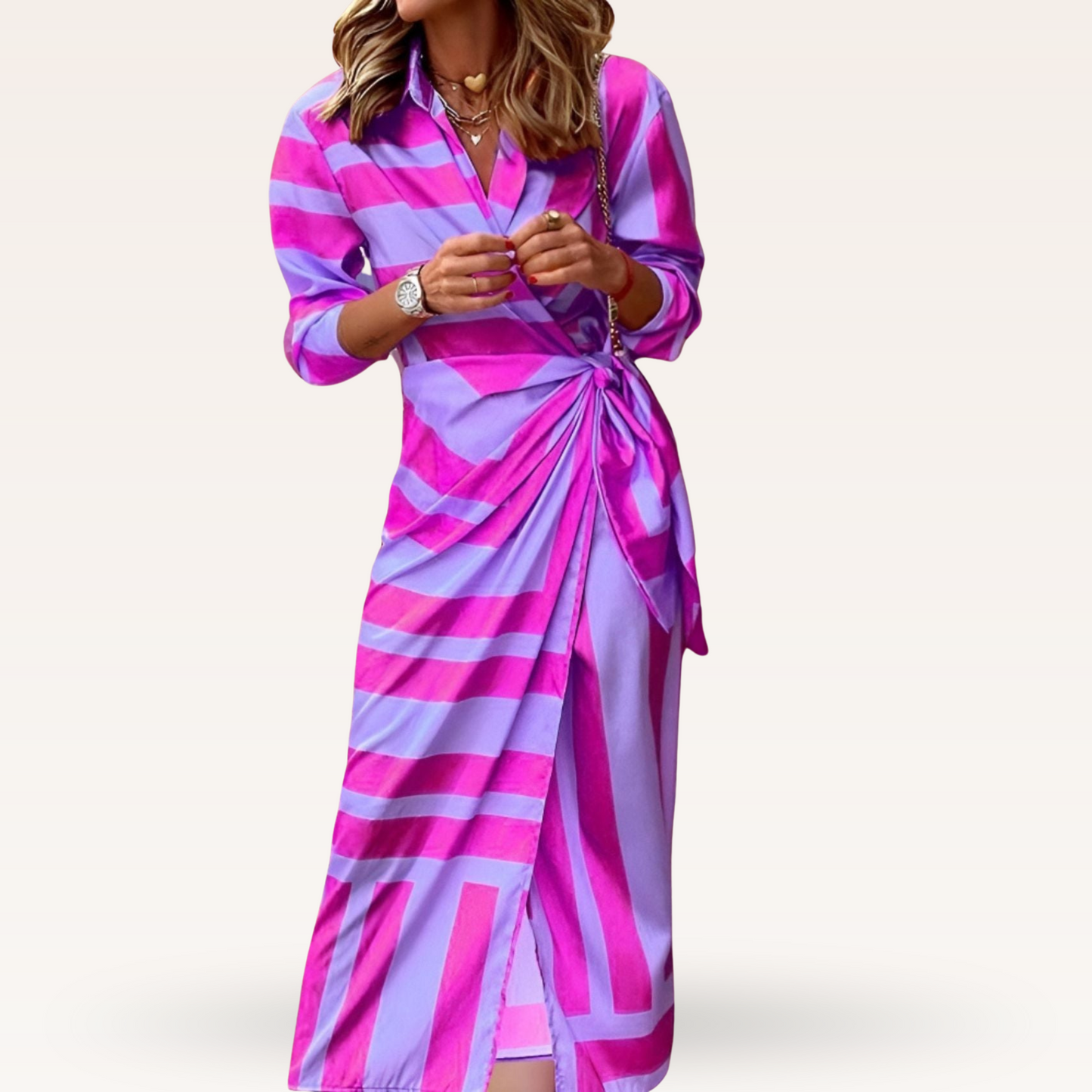 Olivia - Robe flatteuse à taille