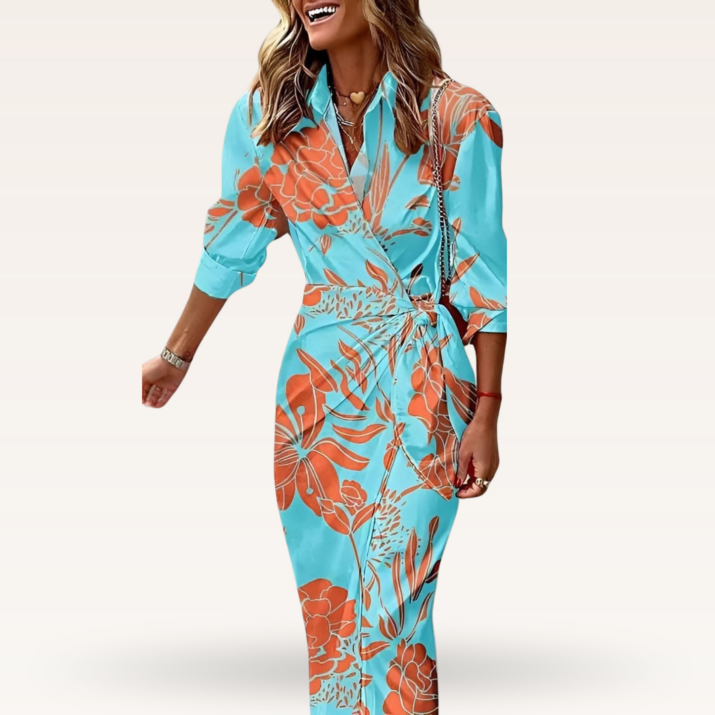 Olivia - Robe flatteuse à taille