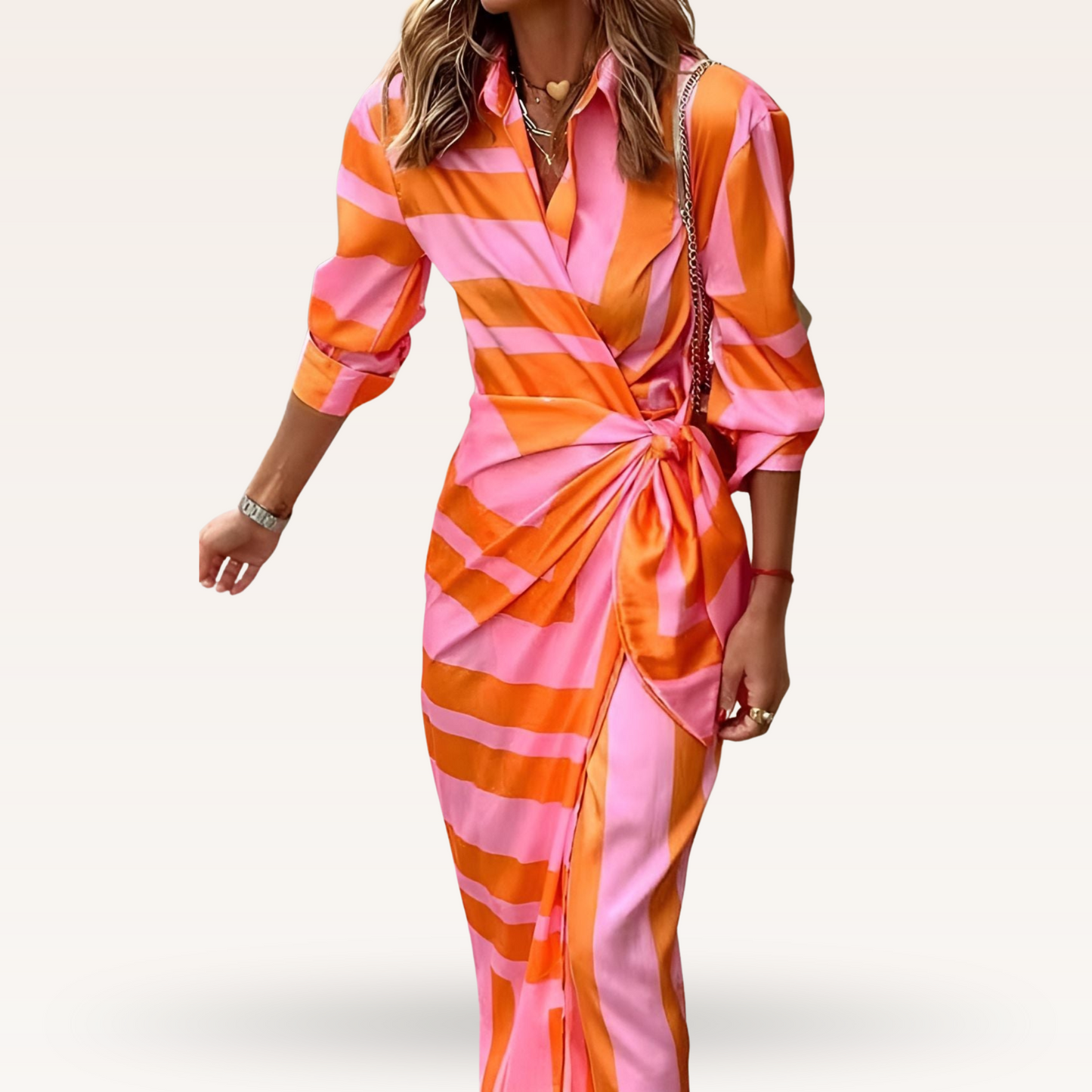 Olivia - Robe flatteuse à taille