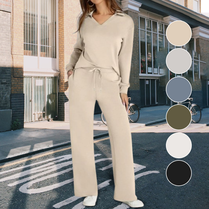 Lize| Ensemble moderne et décontracté à deux pièces à manches longues pour femmes 🌟👗