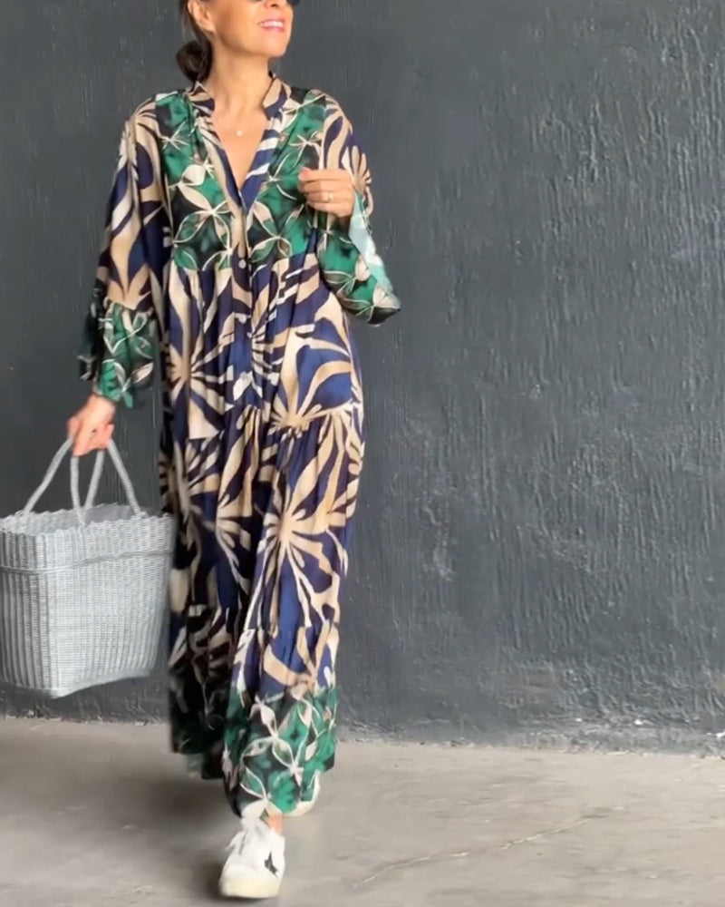 Elsa| Robe de vacances imprimée