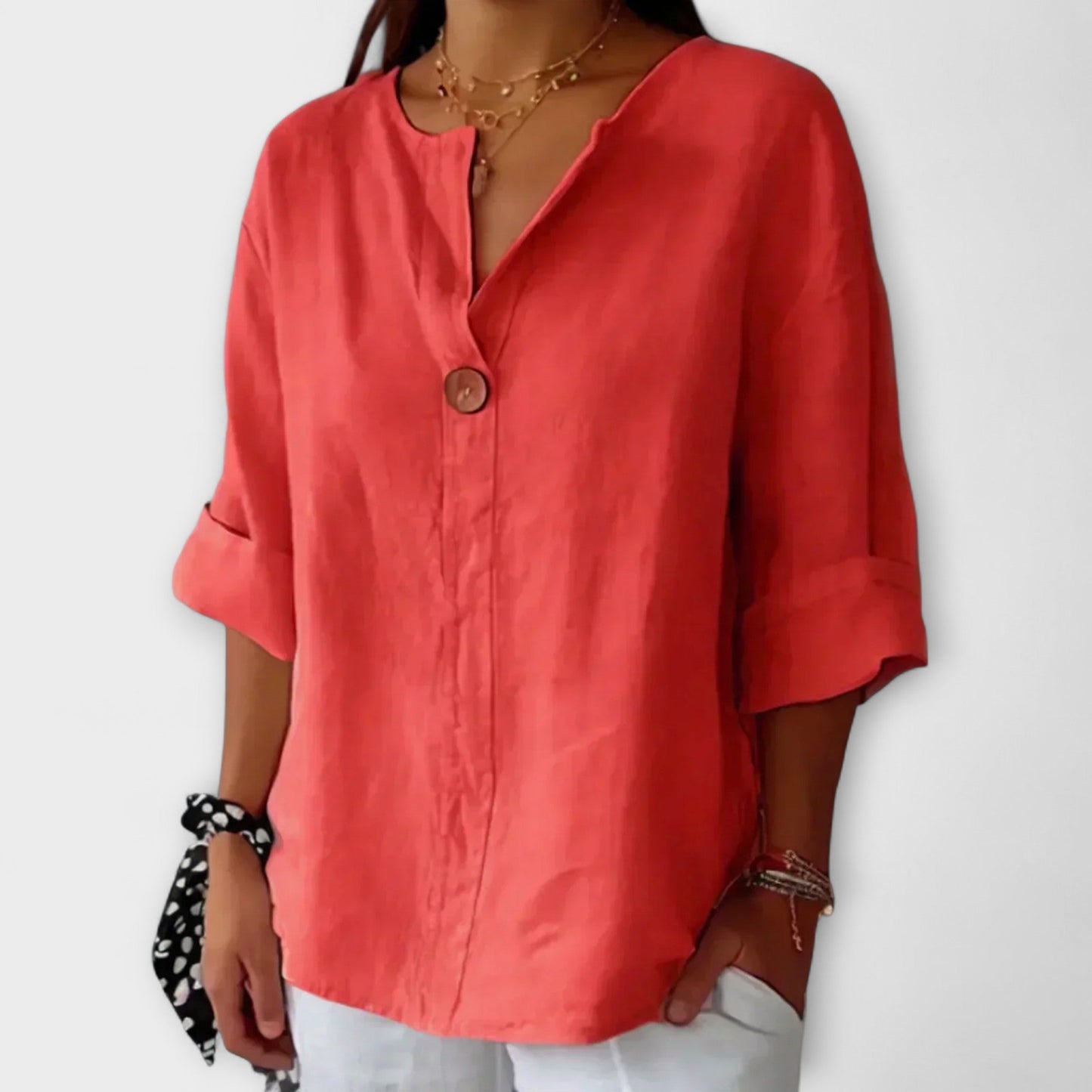 Nicole | Blouse col V élégante