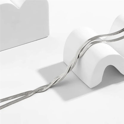 Collier long serpent ajustable