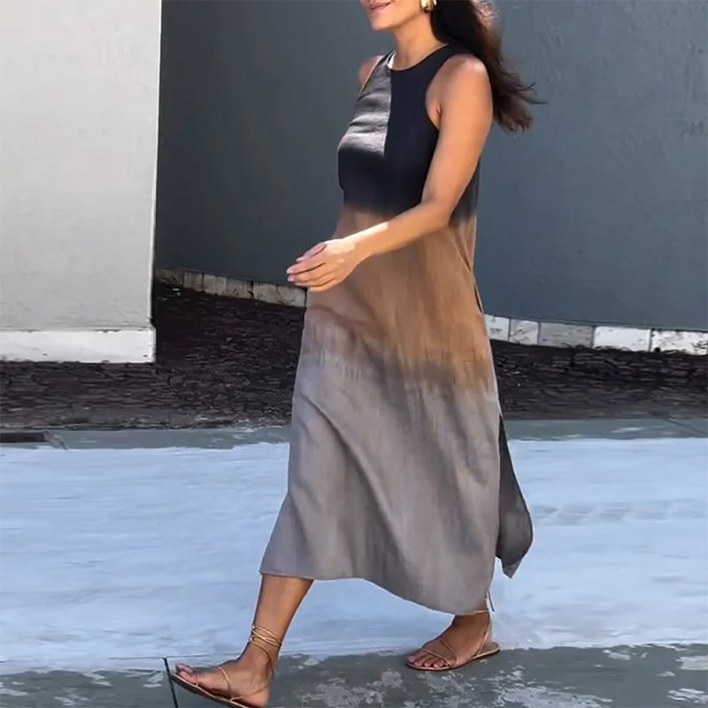 Fenna| Robe sans manches avec dégradé