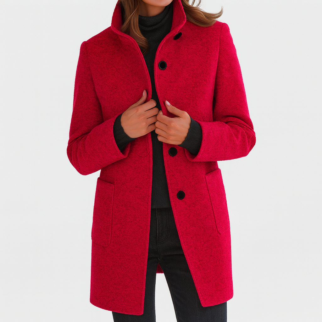 Camille™ | Manteau pour femme à col montant