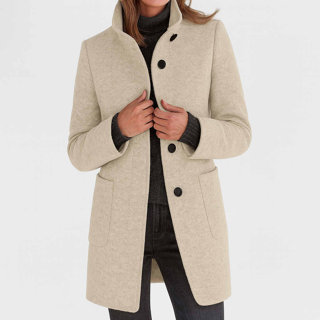 Camille™ | Manteau pour femme à col montant