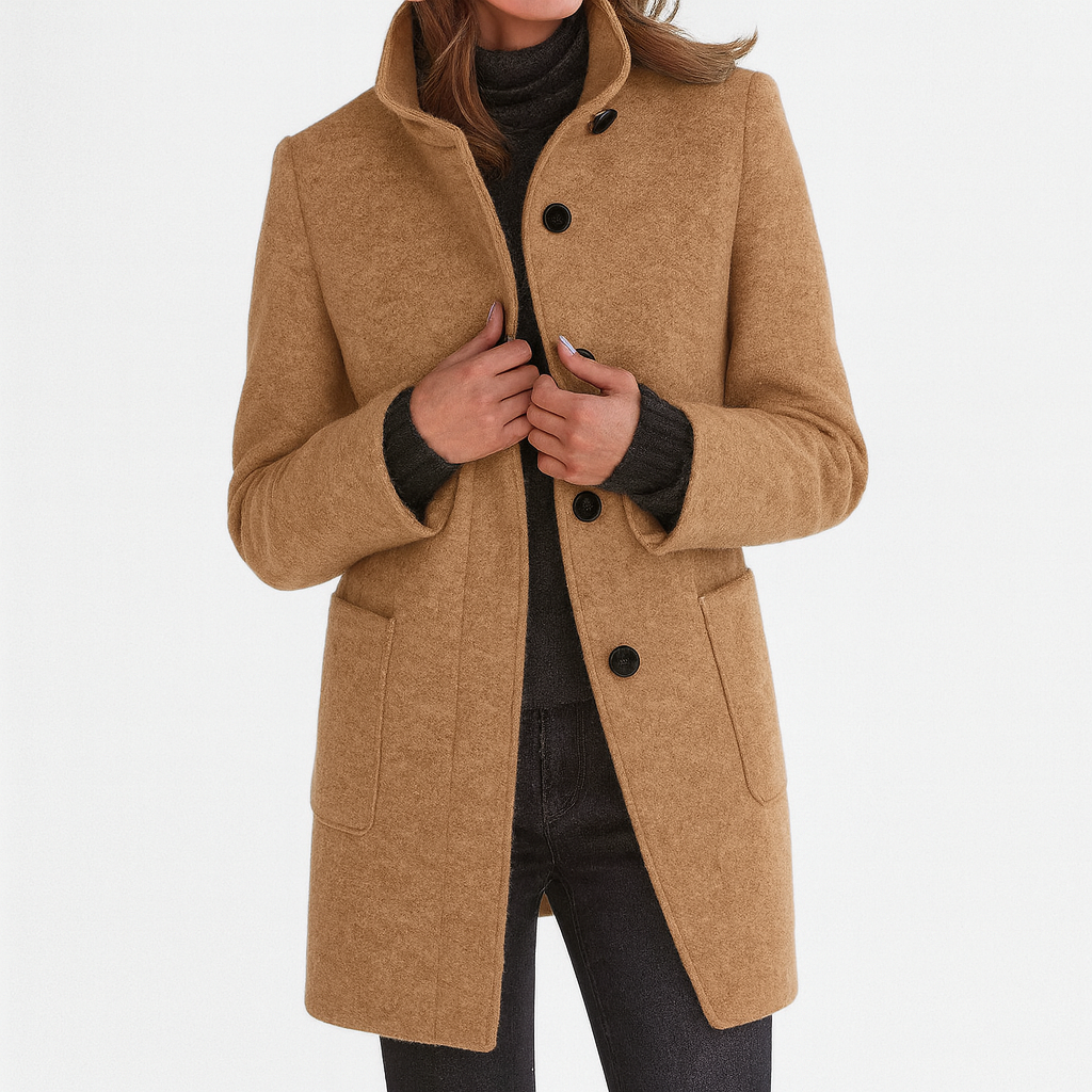 Camille™ | Manteau pour femme à col montant
