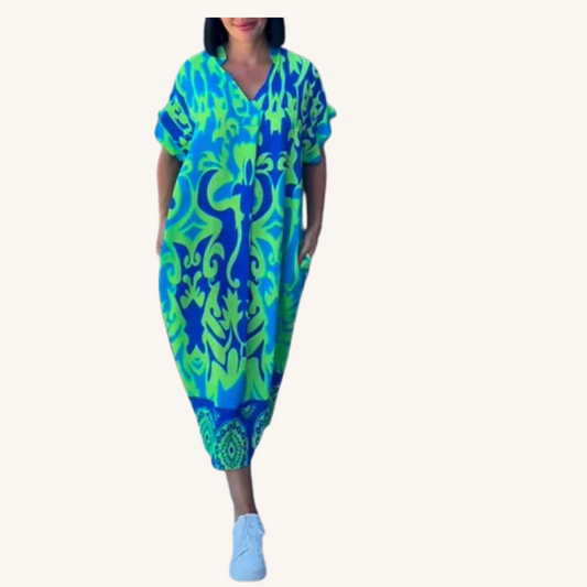 Elena™ - Robe élégante à fleurs