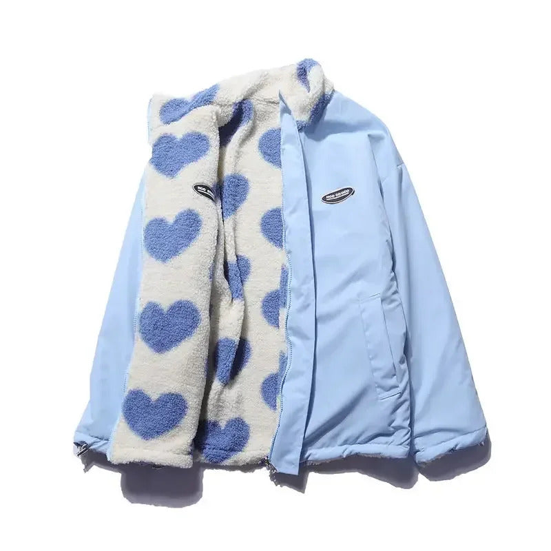 Lena™ | Veste réversible à motifs cœur