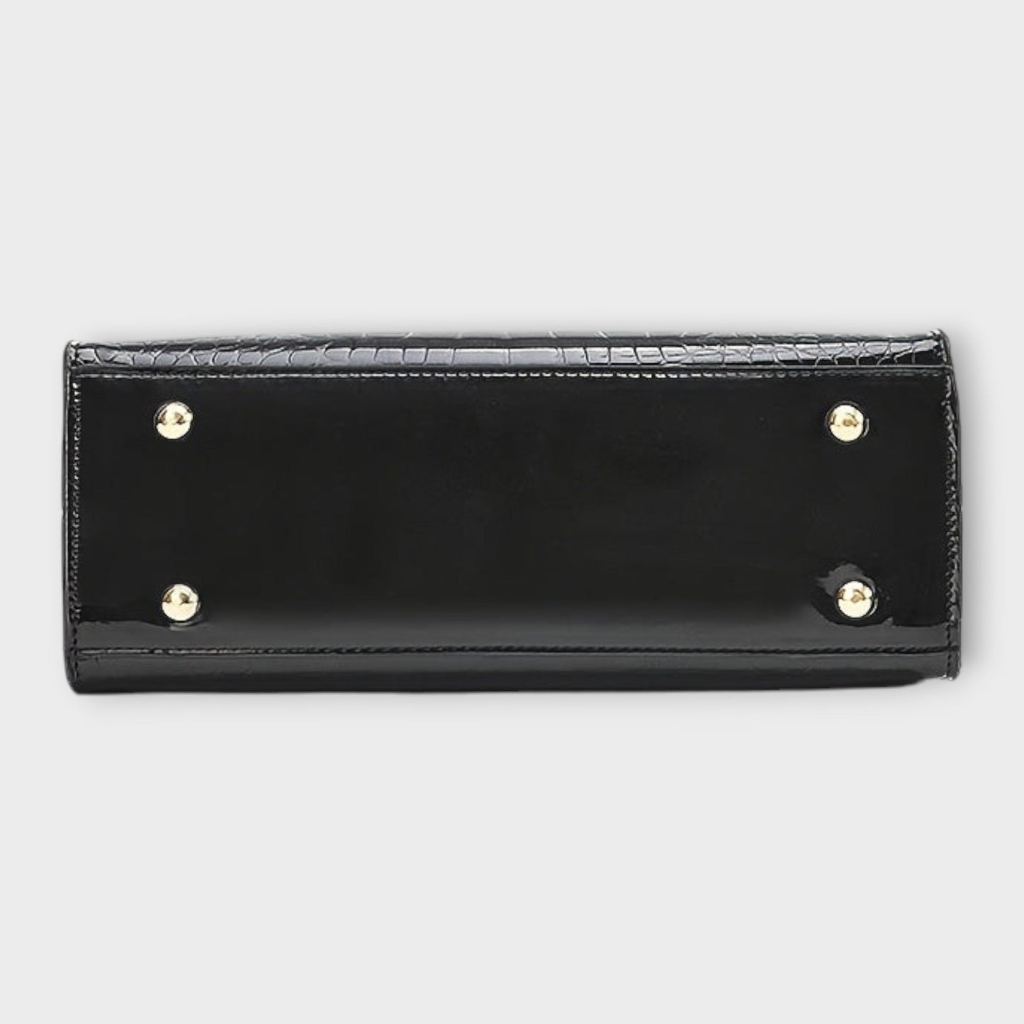 Aurélie | Sac à main brillant à motif croco