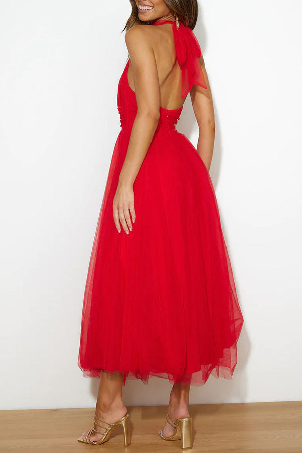 Phoebe - Robe à jupe longue
