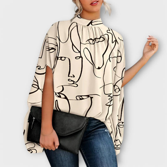 Jacqueline - Chemisier de soirée polyvalent